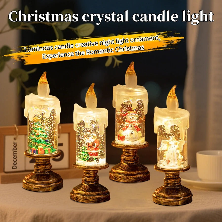 LED Christmas Tree Night Lights Christmas Candles