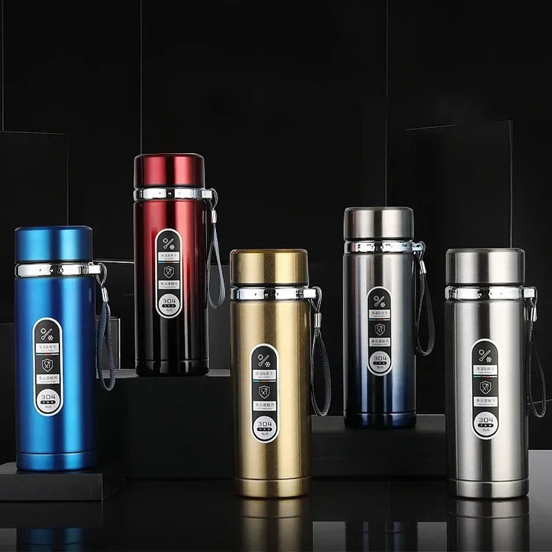 500ML-1Liter Stainless Steel Thermos Bottle with LED Temperature Display