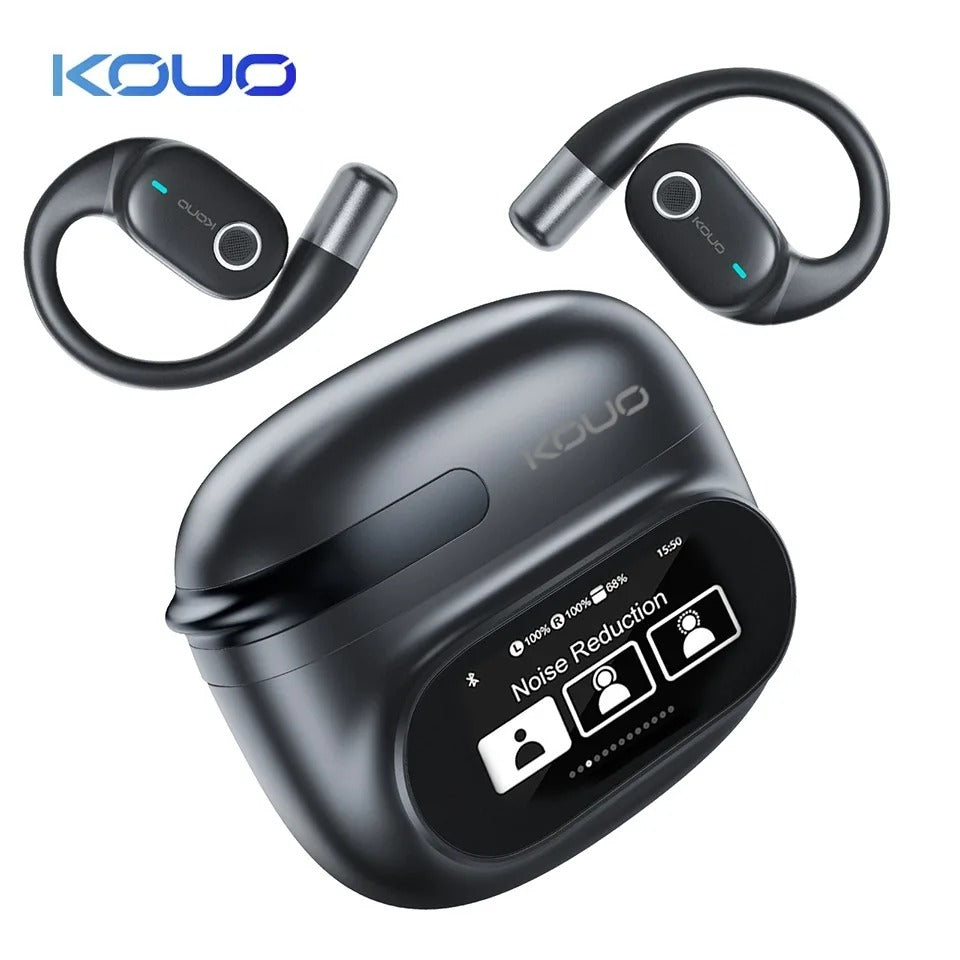 KOUO 800Pro Translation Earphones 164 Languages Real Time Video Conference Translator Wireless Bluetooth Earbuds Lifetime Free