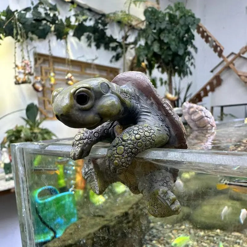 Turtle Hanging Ornaments Decorative Cartoon Small Turtle Pot Hanging Handmade