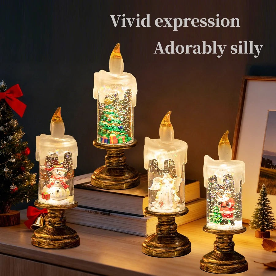 LED Christmas Tree Night Lights Christmas Candles