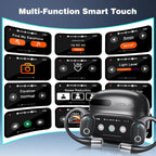 KOUO 800Pro Translation Earphones 164 Languages Real Time Video Conference Translator Wireless Bluetooth Earbuds Lifetime Free