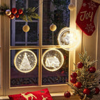 Christmas Transparent Luminous Night Lights