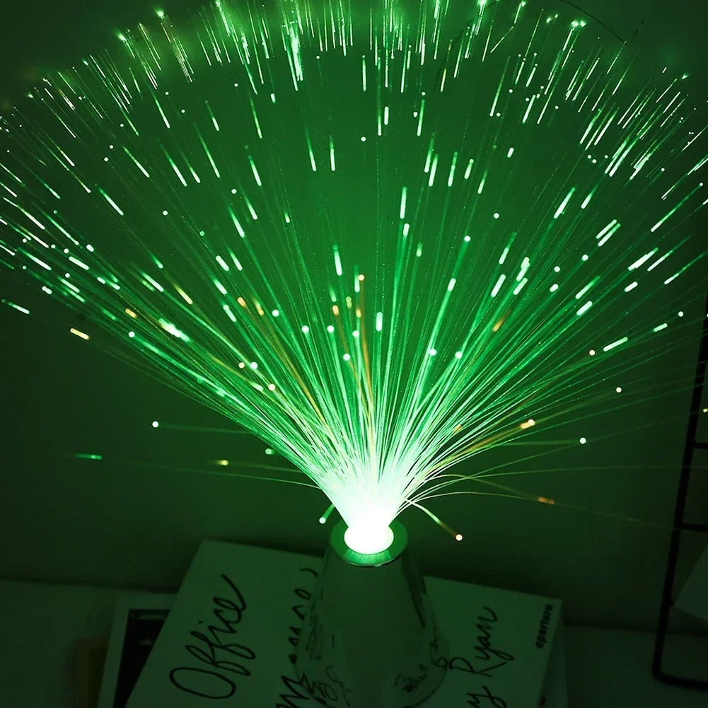 7 Color LED Fiber Optic Lamp Multicolor Star Sky Light