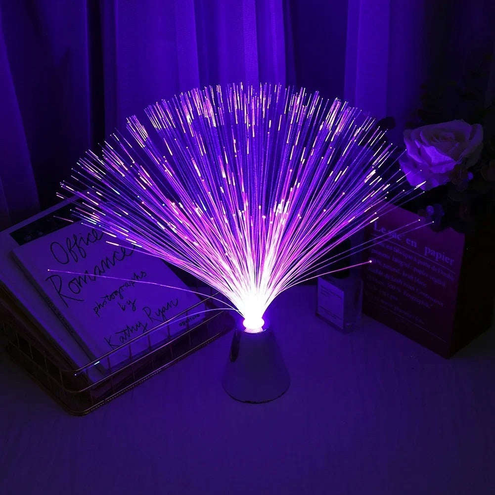 7 Color LED Fiber Optic Lamp Multicolor Star Sky Light