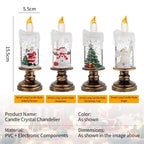 LED Christmas Tree Night Lights Christmas Candles