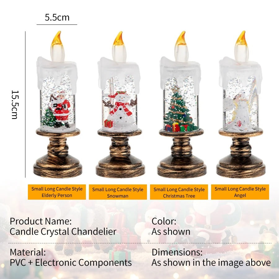 LED Christmas Tree Night Lights Christmas Candles