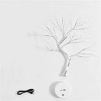 LED Night Light Mini Christmas Tree Copper Wire Garland Lamp.
