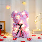 2025 New Artificial Flower Eternal Rose Teddy Bear
